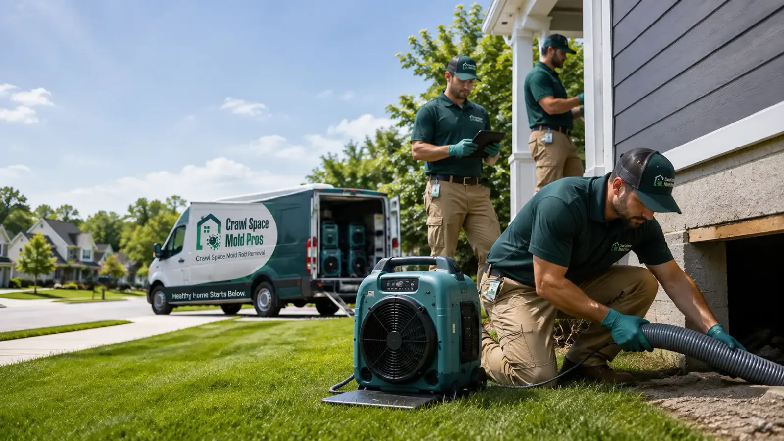 Crawl Space Mold Removal in Auburn, MI